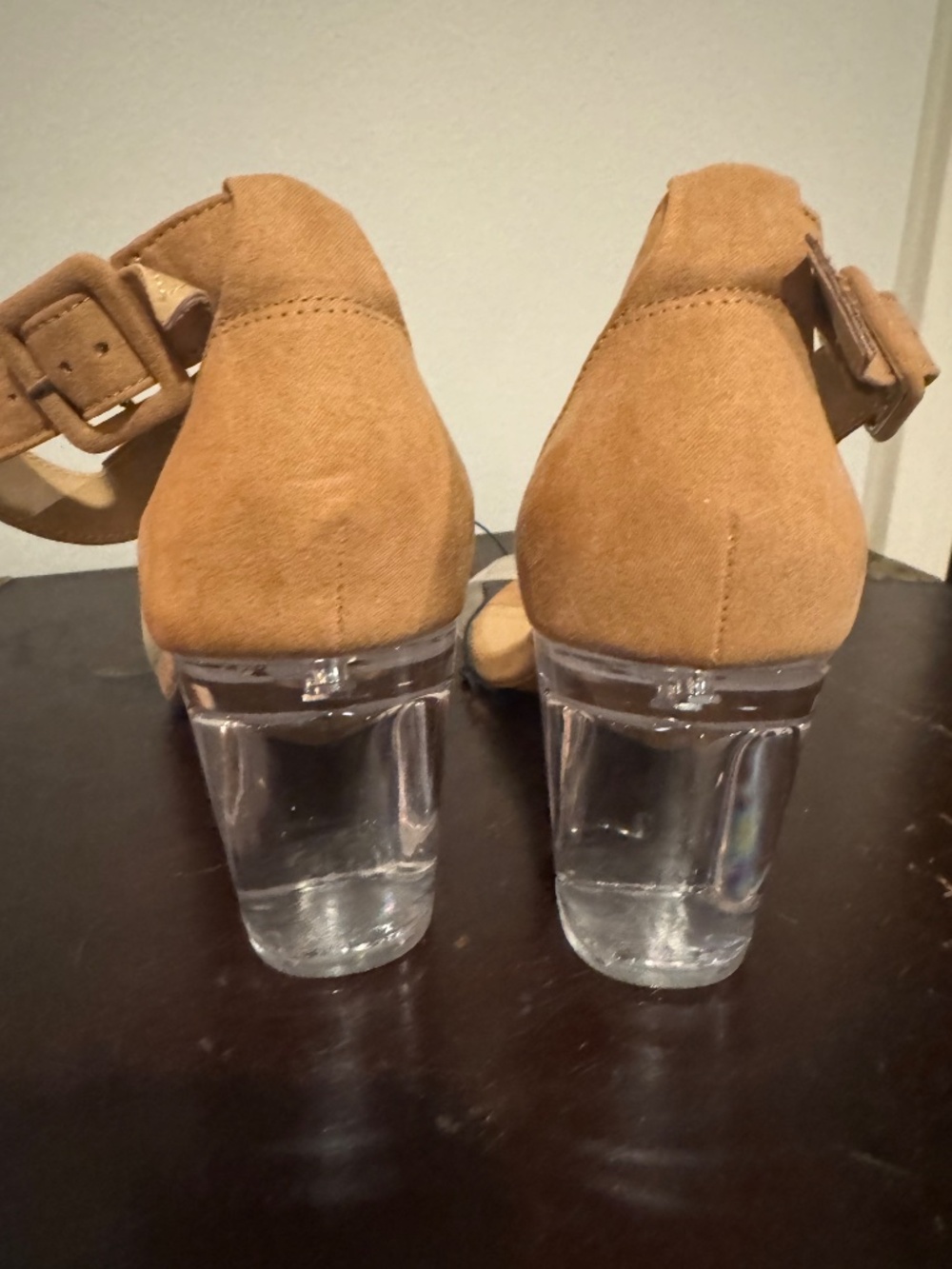 Translucent Block Heel (WW) - Picture 2 of 6
